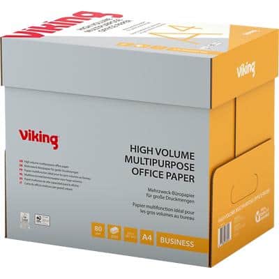 Papier imprimante Viking Business A4 80 g/m² Mat Blanc 2 500 Feuilles
