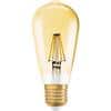 Osram 1906 EDISON GOLD LED Lamp Dimbaar Glashelder E27 7 W Warm Wit