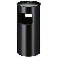 Cendrier et poubelle à papier Vepa Bins 50 L Acier 32 x 69 cm Noir