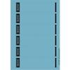 Leitz PC Printbare Zelfklevende Rugetiketten 1686 Voor Leitz 1050 Ordners Blauw 39 x 192 mm 150 Stuks