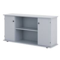 Buffet Hammerbacher Future Aggloméré, Résine de mélamine 1 Étagère 1660 x 440 x 840 mm Gris