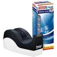 Dévidoir + ruban adhésif tesa tesafilm Easy Cut Orca Easy Cut Blanc, noir 19 mm (l) x 33 m (L) Acier, PS (Polystyrène)