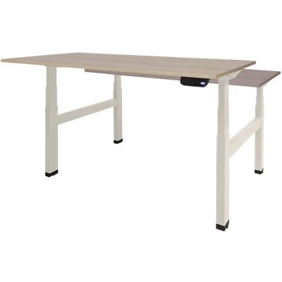 Schaffenburg Zit-sta-bureau Dextro Plus desk 180x80 robson oak 25mm-wit