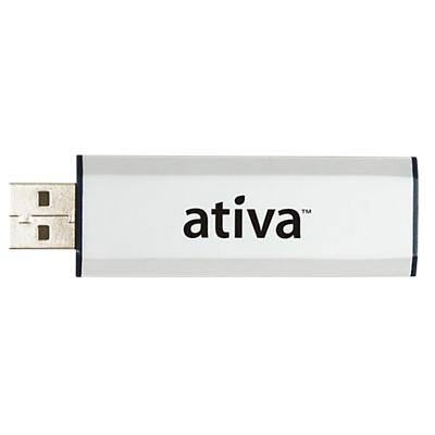 Ativa USB 2.0 USB-stick Slider 256 GB Wit