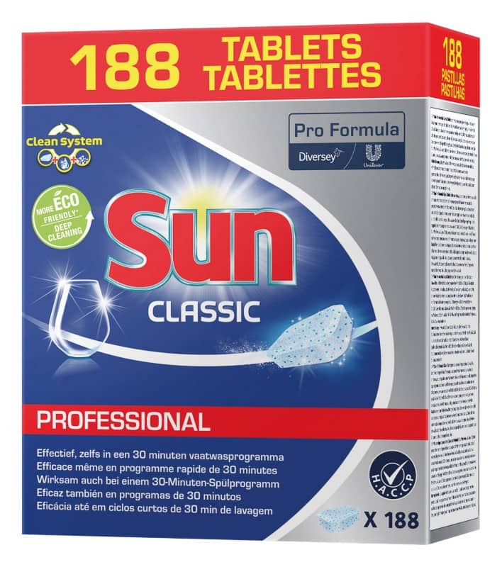 Tablettes pour lave-vaisselle Sun Professional Classic 188 unités