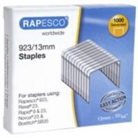 Agrafes Rapesco 923/13 1484 Acier galvanisé Argenté 1000 Agrafes