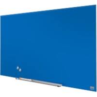 Tableau blanc magnétique en verre Nobo Impression Pro 100 x 56 cm Bleu