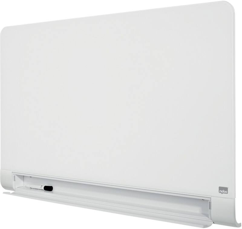 Nobo Impression Pro Glasbord Magnetisch Enkel 100 (B) x 56 (H) cm Glanzend wit