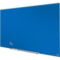 Tableau blanc magnétique en verre Nobo Impression Pro 126 x 71 cm Bleu
