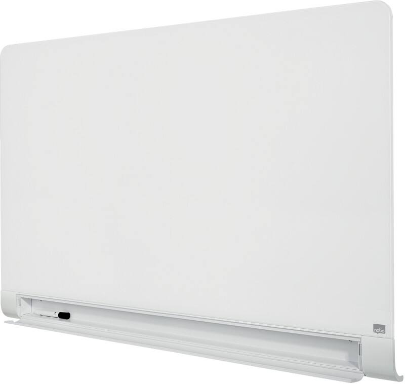 Tableau magnétique en verre Nobo Impression Pro Magnétique Simple face 126 (L) x 71 (H) cm Blanc