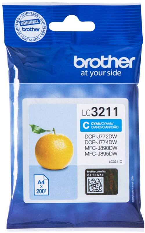 Brother LC-3211C Origineel Inktcartridge Cyaan