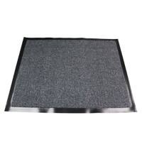 Tapis d'entrée intérieur Office Depot PVC, microfibre, polypropylène Gris
