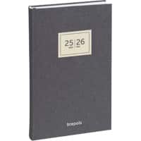 Agenda Brepols 2026 1 Jour par page Néerlandais, Français, Allemand, Anglais Noir 2.210.0674.15.6.0