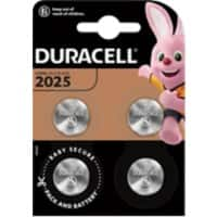 Pile bouton Duracell Speciality CR2025 CR2025 165 mAh Lithium-dioxyde de manganèse (Li-MnO2) 3 V 4 4 Unités