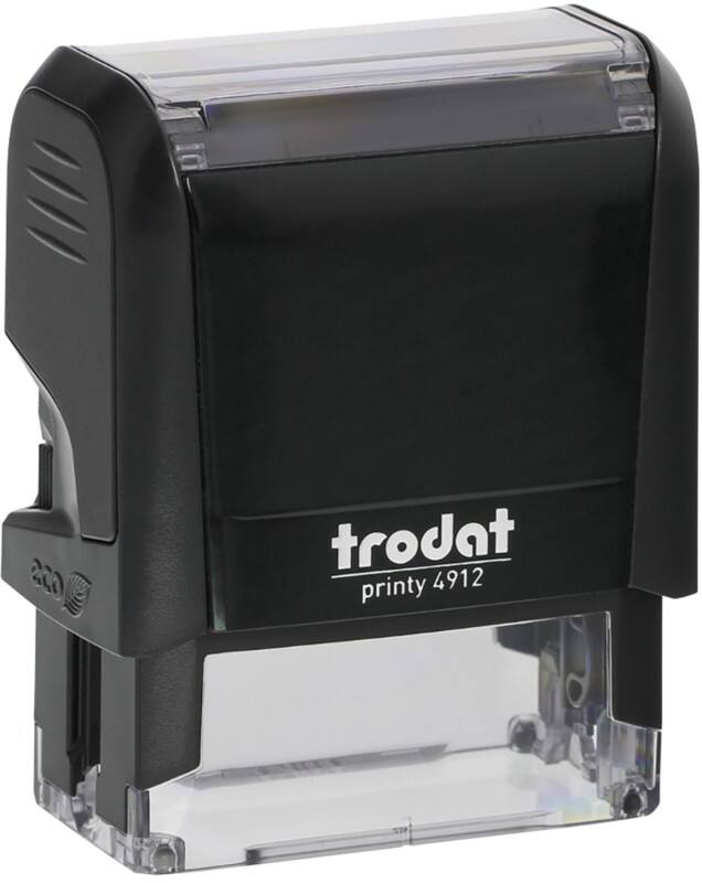 Trodat Printy 4912 Stempel 6,3 x 3,3 x 7,5 cm Zwart
