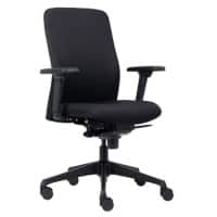 Siège de bureau euroseats Vigo Mécanisme synchrone Accoudoirs 3D Réglable en hauteur Noir 100 kg