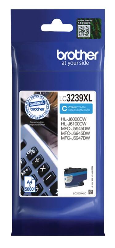 Brother LC3239XLC Origineel Inktcartridge Cyaan