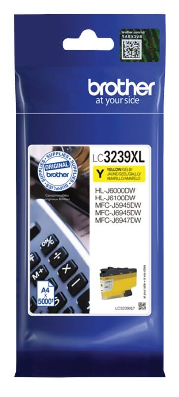 Brother LC3239XLY Origineel Inktcartridge Geel