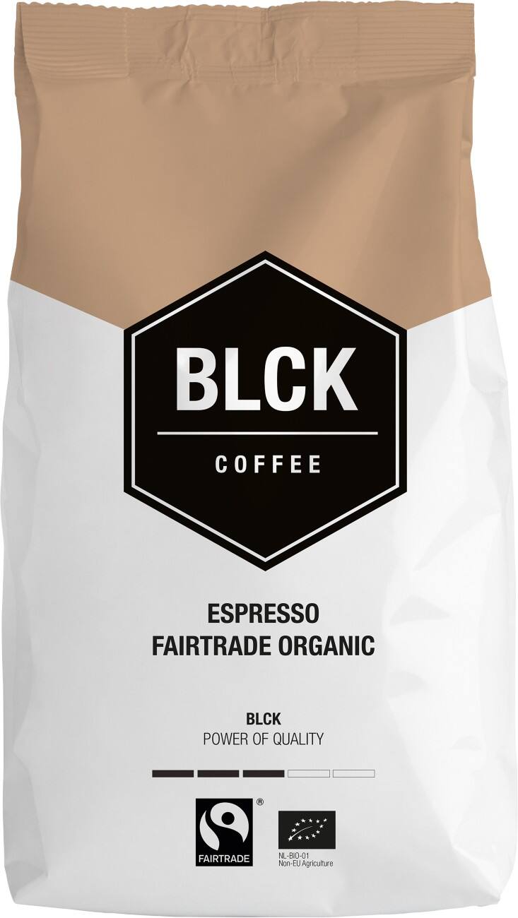 BLCK Espresso Filterkoffie Fairtrade Organic 8 Stuks à 1000 g