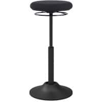 euroseats Sit Stand Stool Mango Stof Zwart