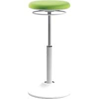 Tabouret euroseats assis-debout Mango en tissu Blanc, vert