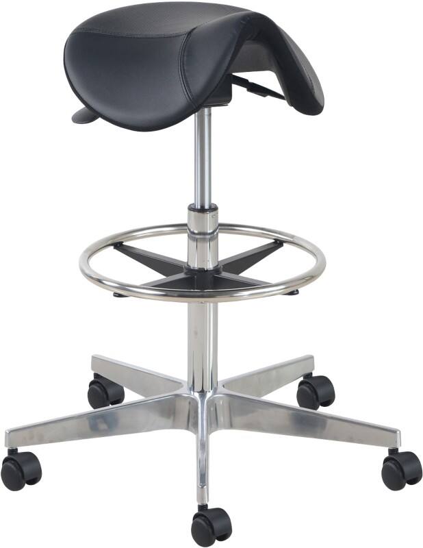 euroseats Ergonomic Stool Large Matera Zwart