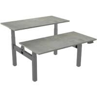 Banc assis-debout euroseats Oxyd Gris/gris 160 x 80 x 60 - 123 cm