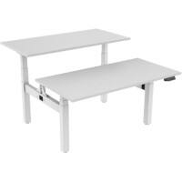 euroseats Dual Bench Zit-sta-bureau Rechthoekig H-Frame 1.800 (B) x 800 (D) x 1.305 (H) mm Metaal
