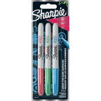 Sharpie Metallic Permanent marker Fijn Ronde punt 1 mm Kleurenassortiment  3 Stuks