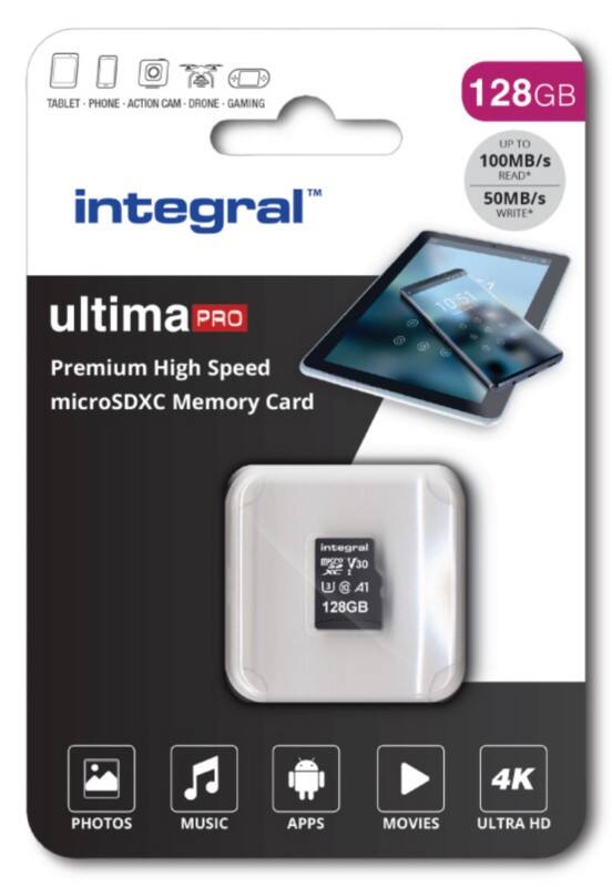 Integral V30 microSDXC-kaart 128 GB