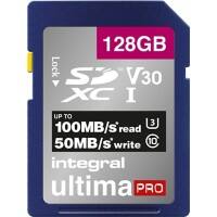 Carte mémoire SDXC Integral V30 128 Go