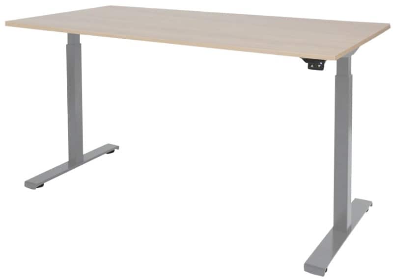 Schaffenburg Dextro Basic Zit-sta-bureau Rechthoekig Eiken T-Voet 1.600 (B) x 800 (D) x 705 (H) mm Melamine