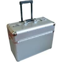 Mallette à roulettes en aluminium pour ordinateur portable Monolith 2302 17 " Aluminium Argenté 39,5 x 26 x 48 cm