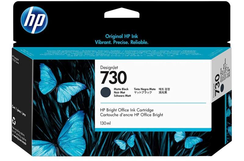 HP 730 originele inktcartridge P2V65A mat zwart