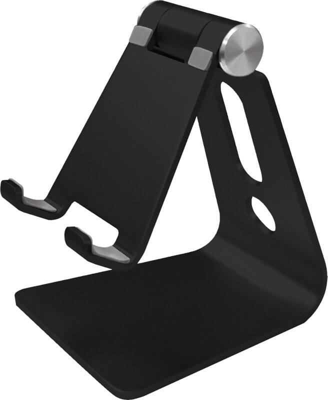 Support pour smartphone helit The Lite Stand Aluminium Noir 7,4 x 8,3 x 10 cm
