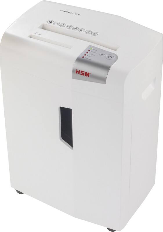 Destructeur de documents HSM ShredStar 13 Feuilles Coupe croisée Niveau de sécurité P-4 26 L Shredstar X15