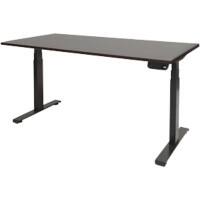 Bureau assis-debout Schaffenburg Dextro Plus Hauteur ajustable électriquement Rectangulaire Chêne T-Pied 1800 (l) x 900 (p) x 645 (H) mm Mélamine