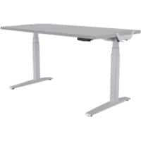 Fellowes Zit-sta Bureau Levado Grijs 800 x 1800 x 1257 mm