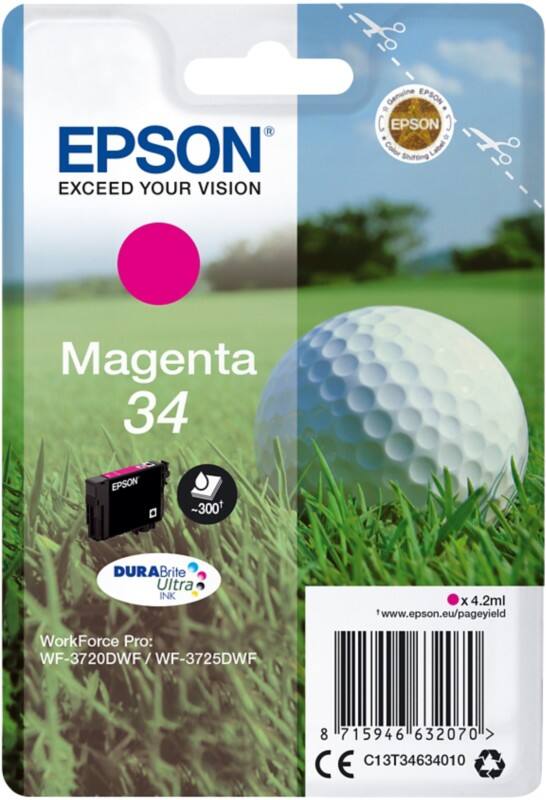 Epson 34 Origineel Inktcartridge C13T34634010 Magenta