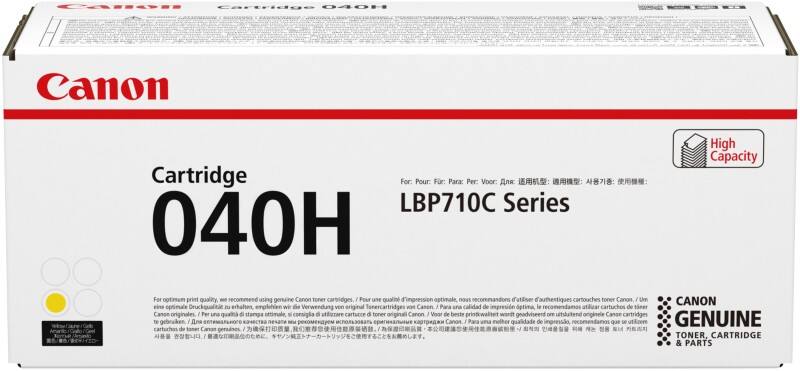 Toner 040H D'origine Canon Jaune