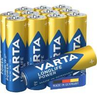 VARTA Batterij Longlife Power AA 2960 mAh Alkaline 1.5 V 12 Stuks