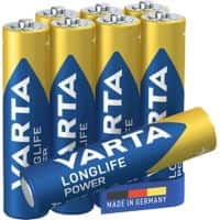 Piles VARTA LONGLIFE Power AAA 8 Unités