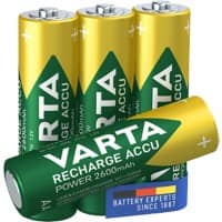 VARTA Batterij Power AA 2600 mAh Nikkel-metaalhydride (NiMH) 1.2 V 4 4 Stuks