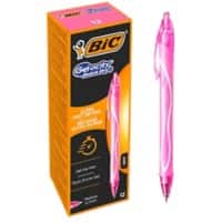 BIC Gel-ocity sneldrogend Gel pennen Roze 12 Stuks