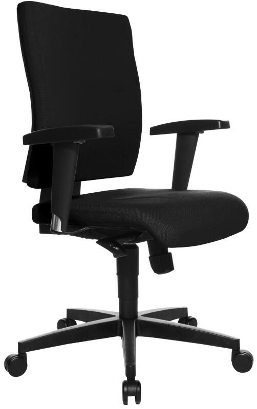 TOPSTAR Ergonomische stoel Synchroonmechanisme Stof In hoogte verstelbare armleuning Zwart 110 kg Light Star 10