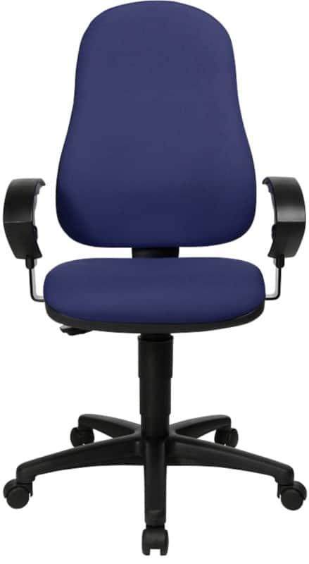 TOPSTAR Ergonomische stoel Permanent Contact Stof In hoogte verstelbare armleuning Blauw 110 kg Point 60