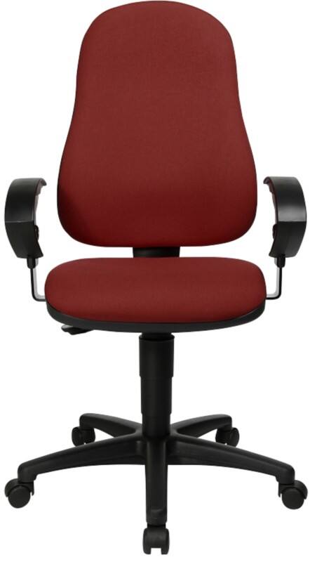 TOPSTAR Ergonomische stoel Permanent Contact Stof In hoogte verstelbare armleuning Bordeaux 110 kg Point 60