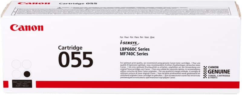 Canon 055 Origineel Tonercartridge Zwart, Blauw