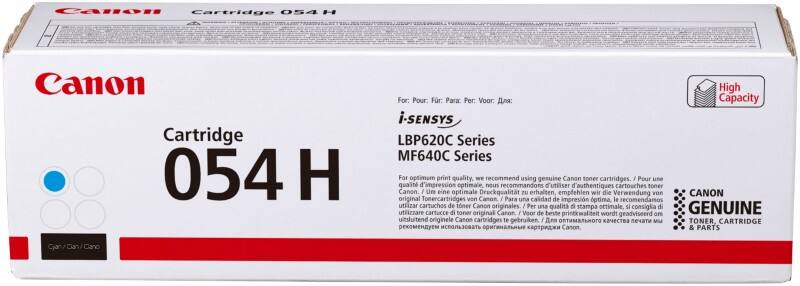 Toner 054H D'origine Canon Cyan