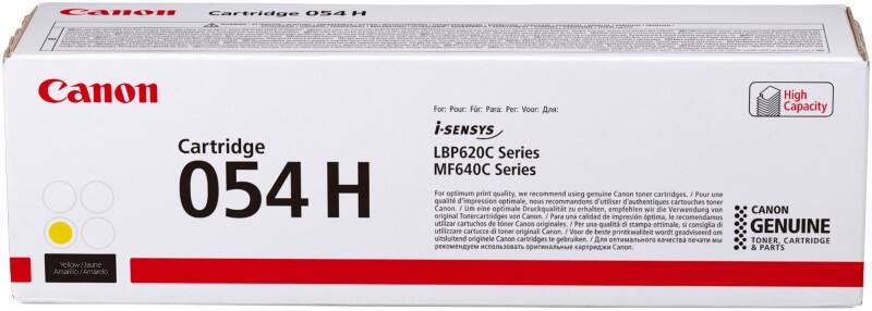 Toner 054H D'origine Canon Jaune